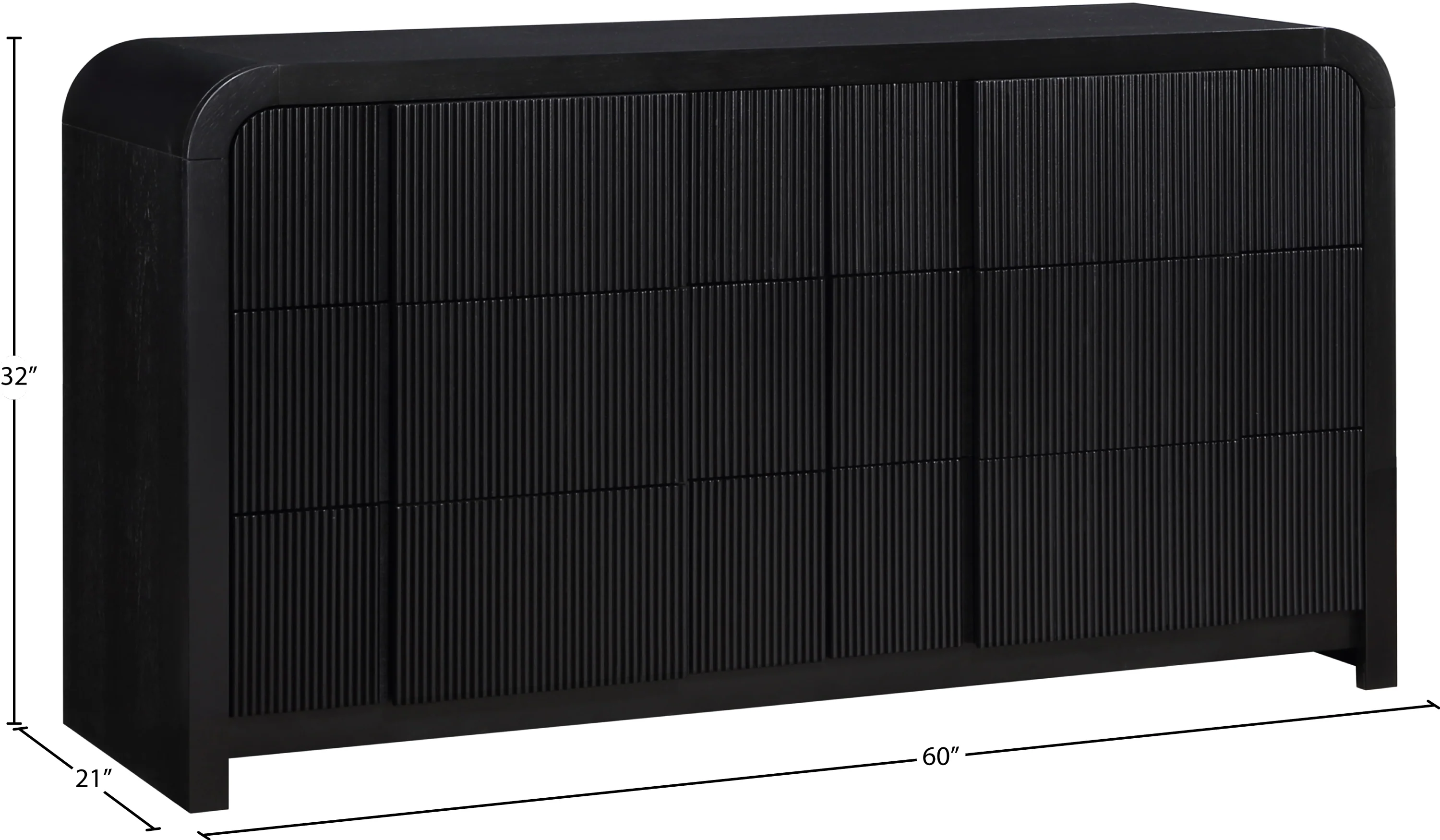 Carousel Black Dresser D - Image 12