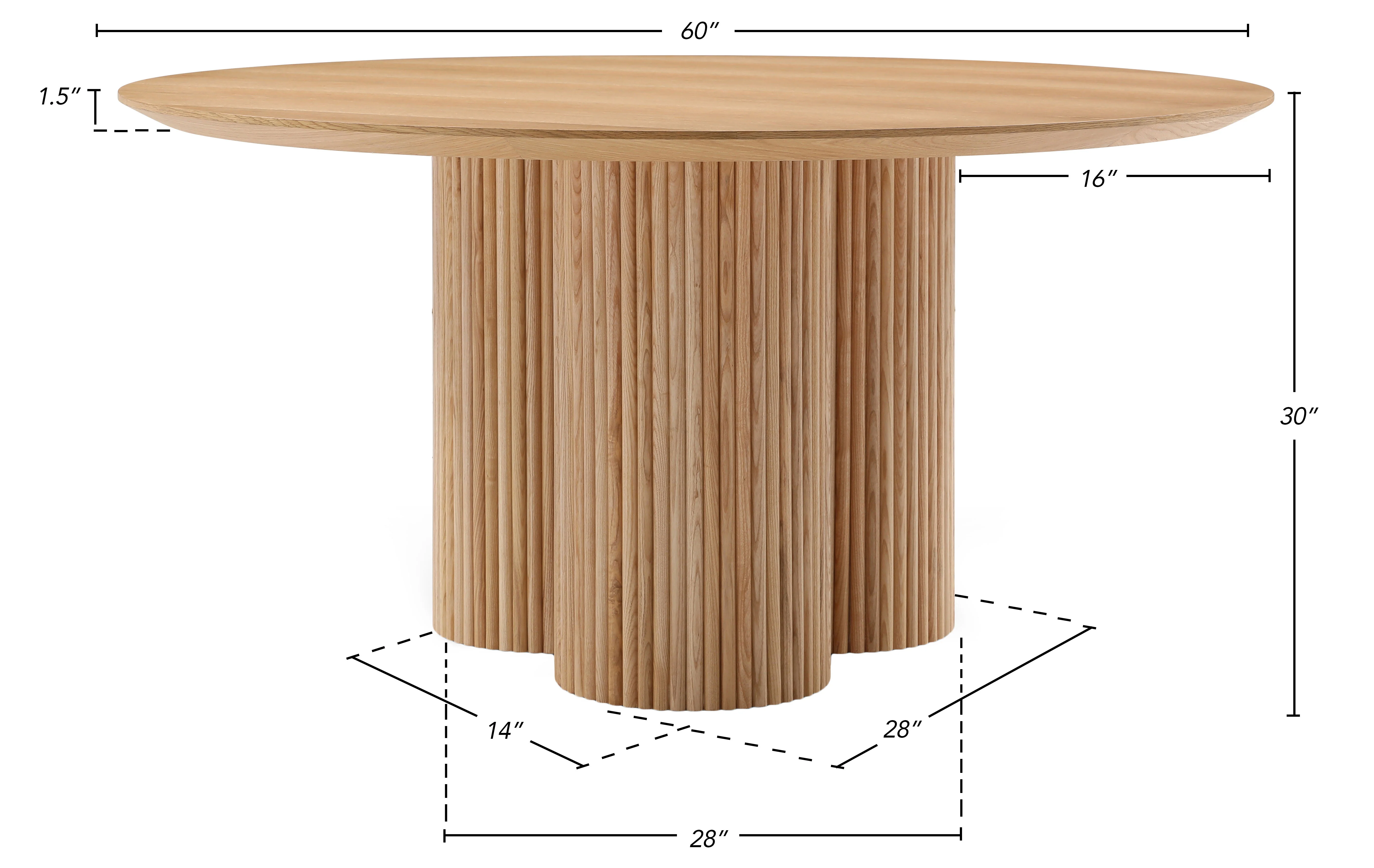 Serpentine White Dining Table T - Image 14