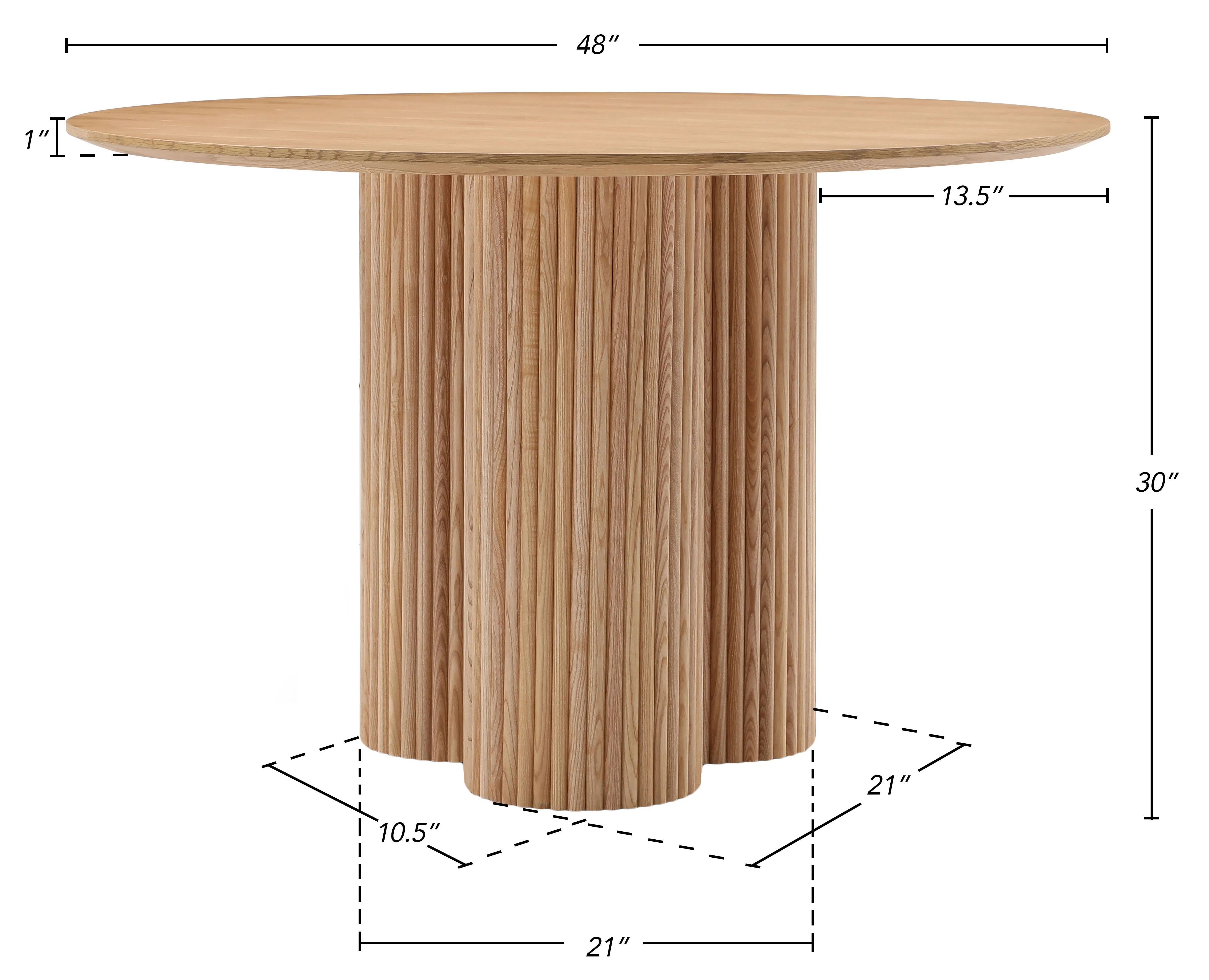 Serpentine White Dining Table T - Image 7