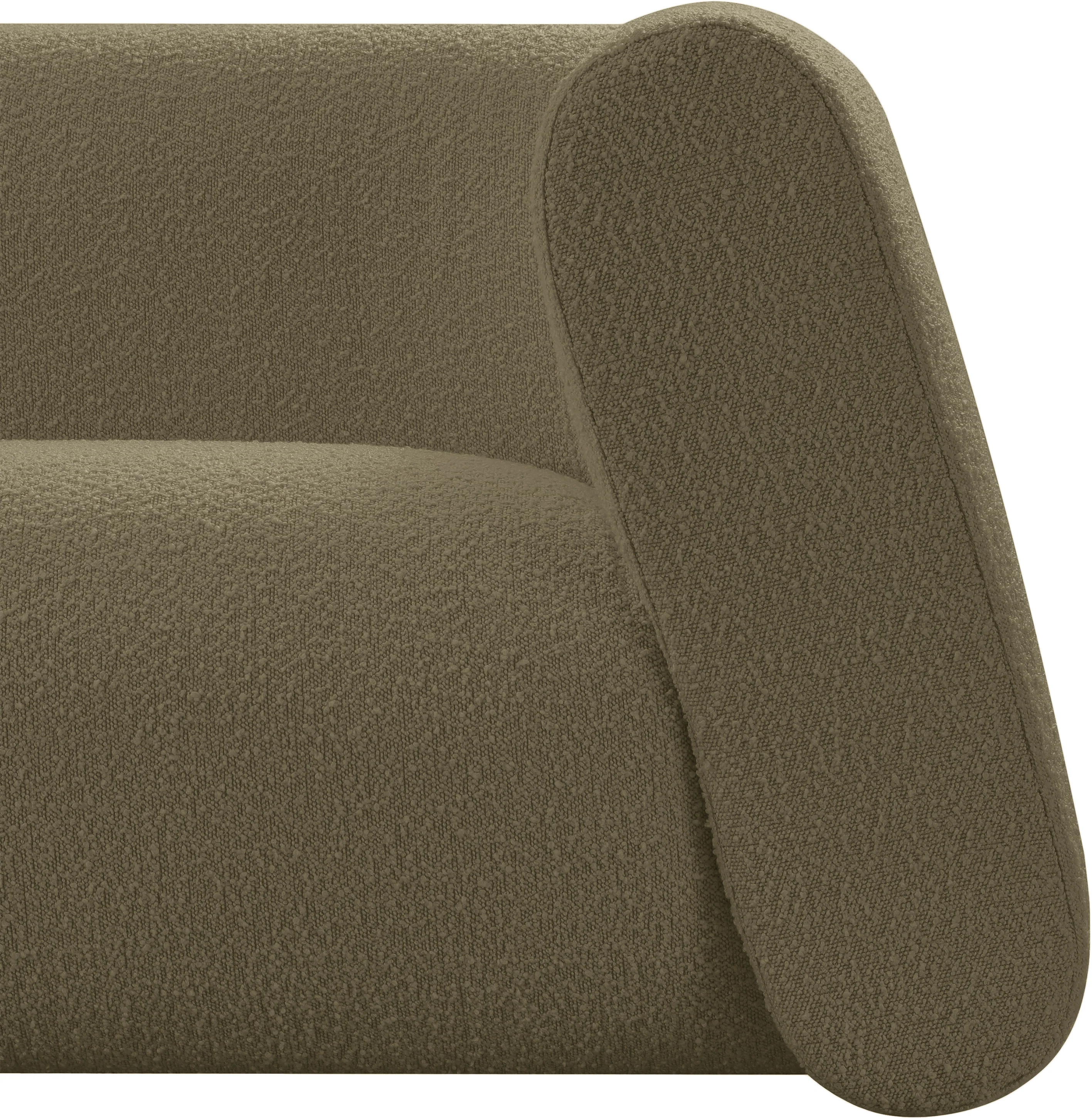 Siena Olive Boucle Fabric Loveseat L - Image 10